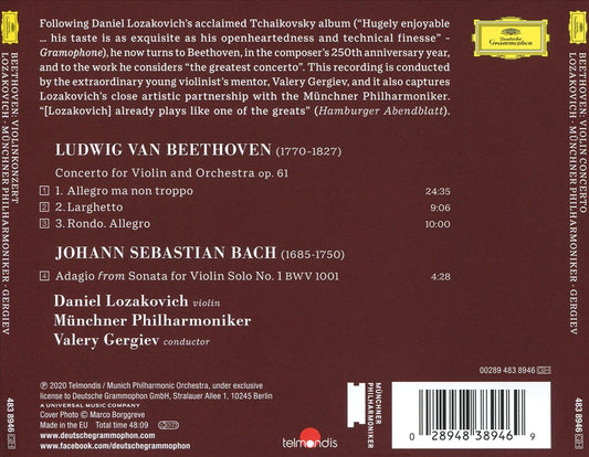 Ludwig van Beethoven: Violin Concerto cover art