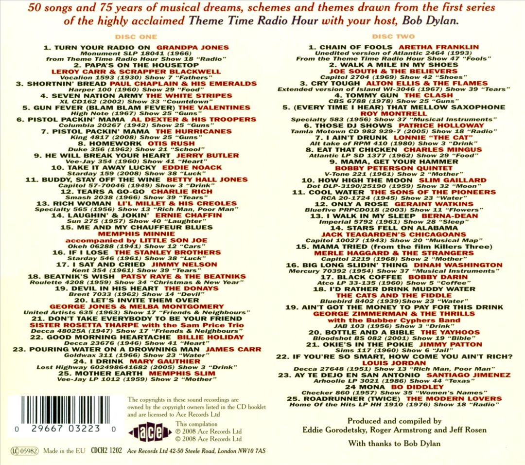 Theme Time Radio Hour: With Your Host Bob Dylan cover art