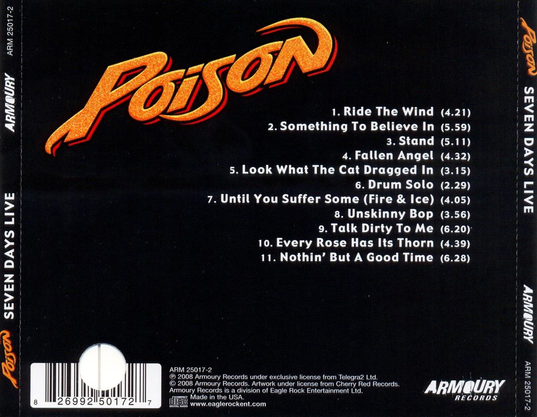 Seven Days Live cover art