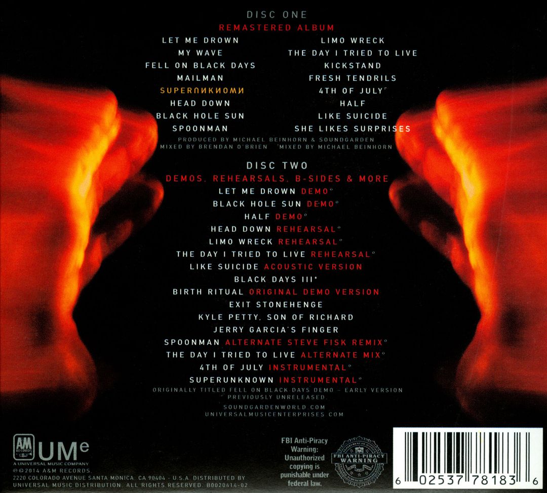 Superunknown [Deluxe Edition] cover art