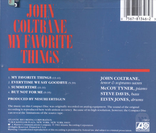 My Favorite Things cover art
