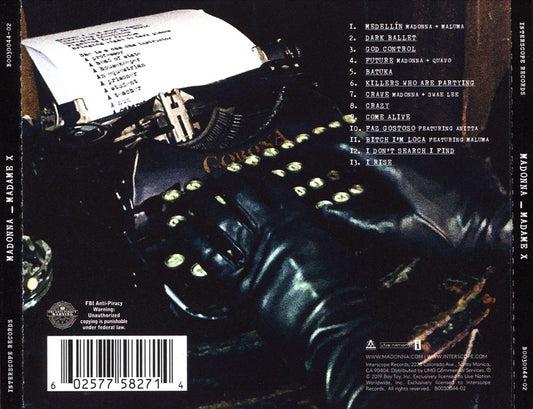 Madame X cover art