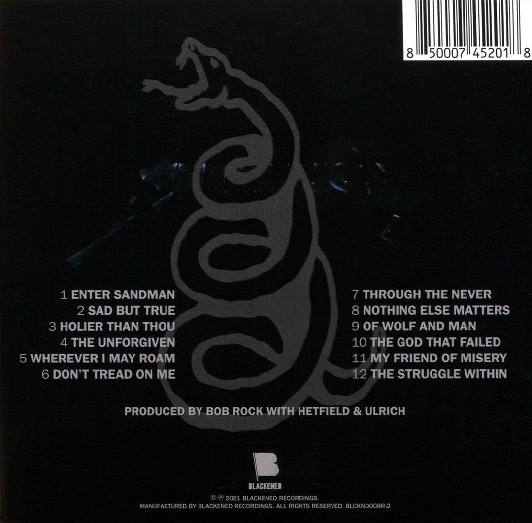 Metallica cover art