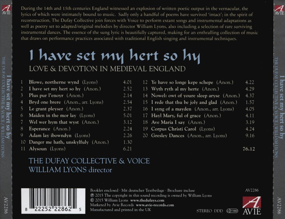 I have set my hert so hy: Love & Devotion in Medieval England cover art