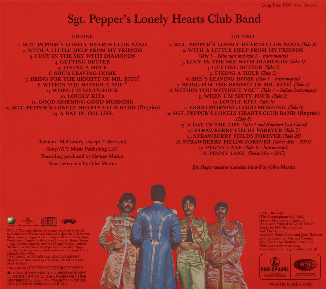 Sgt. Pepper's Lonely Hearts Club Band [50th Anniversary Edition] [2 CD] cover art