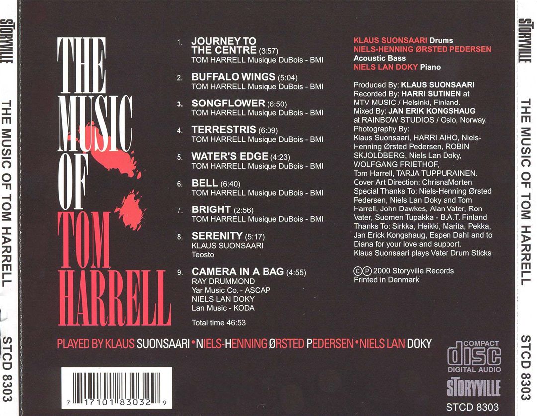 Music of Tom Harrell cover art