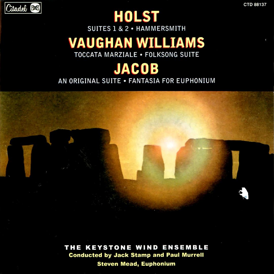 Holst: Suites 1 & 2; Vaughan Williams: Toccata Marziale; Jacob: An Original Suite cover art