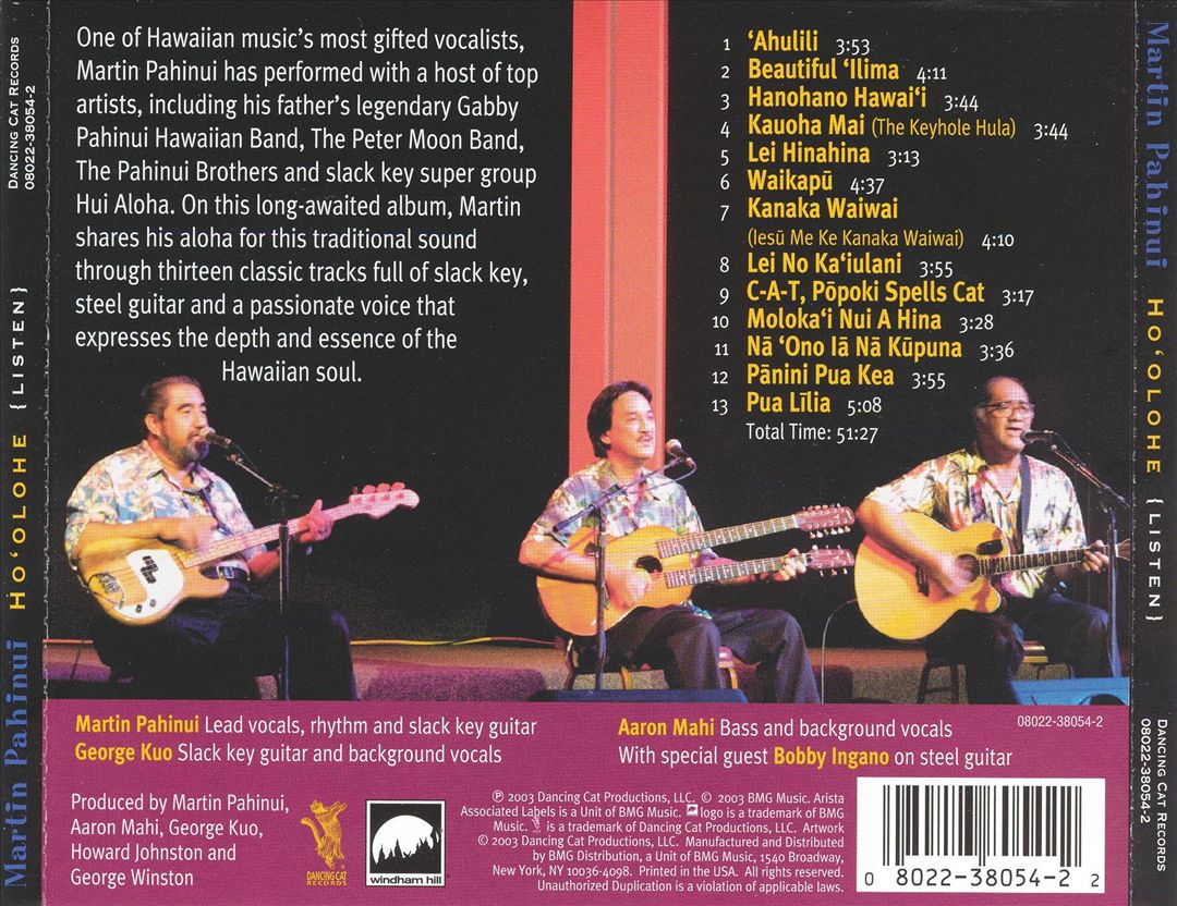 Ho'olohe (Listen) cover art
