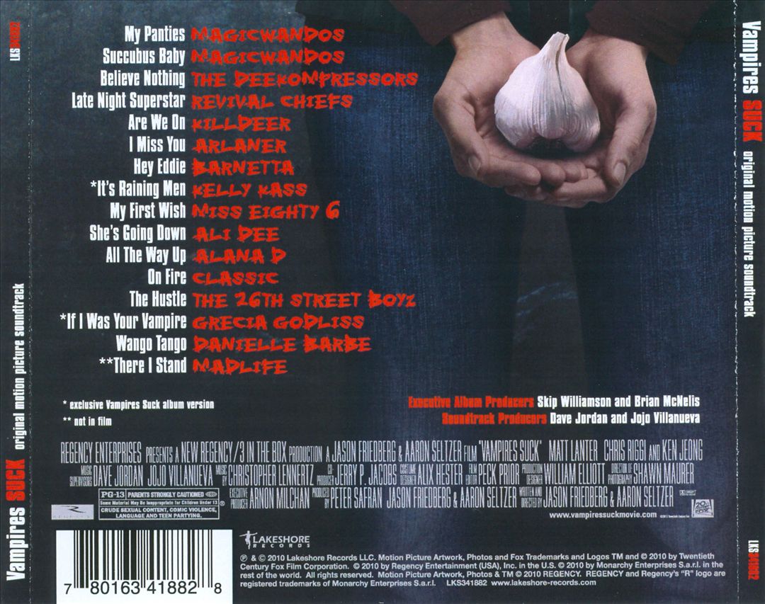 Vampires Suck [Original Soundtrack] cover art