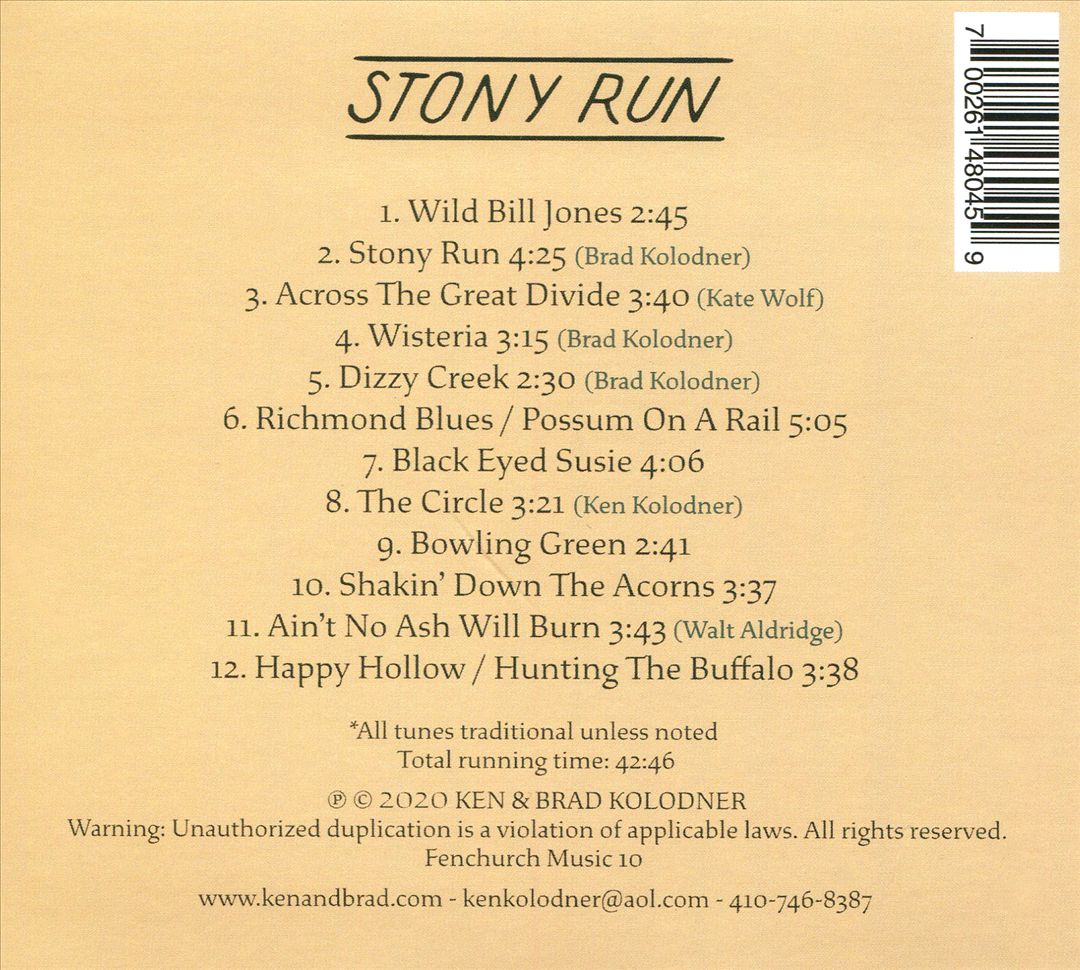 Stony Run cover art