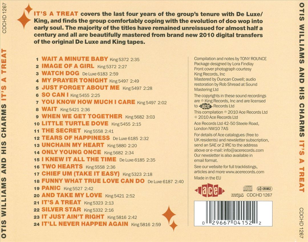 It's a Treat: The King/De Luxe Recordings 1959-63 cover art
