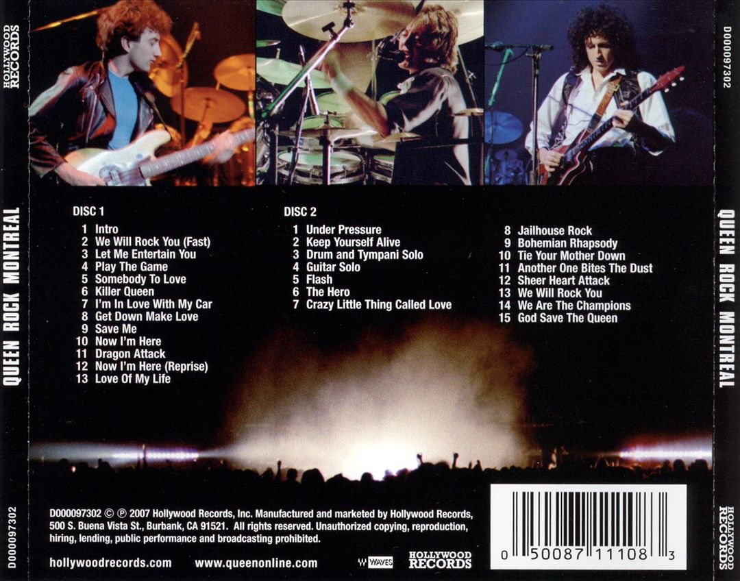 Queen Rock Montreal cover art