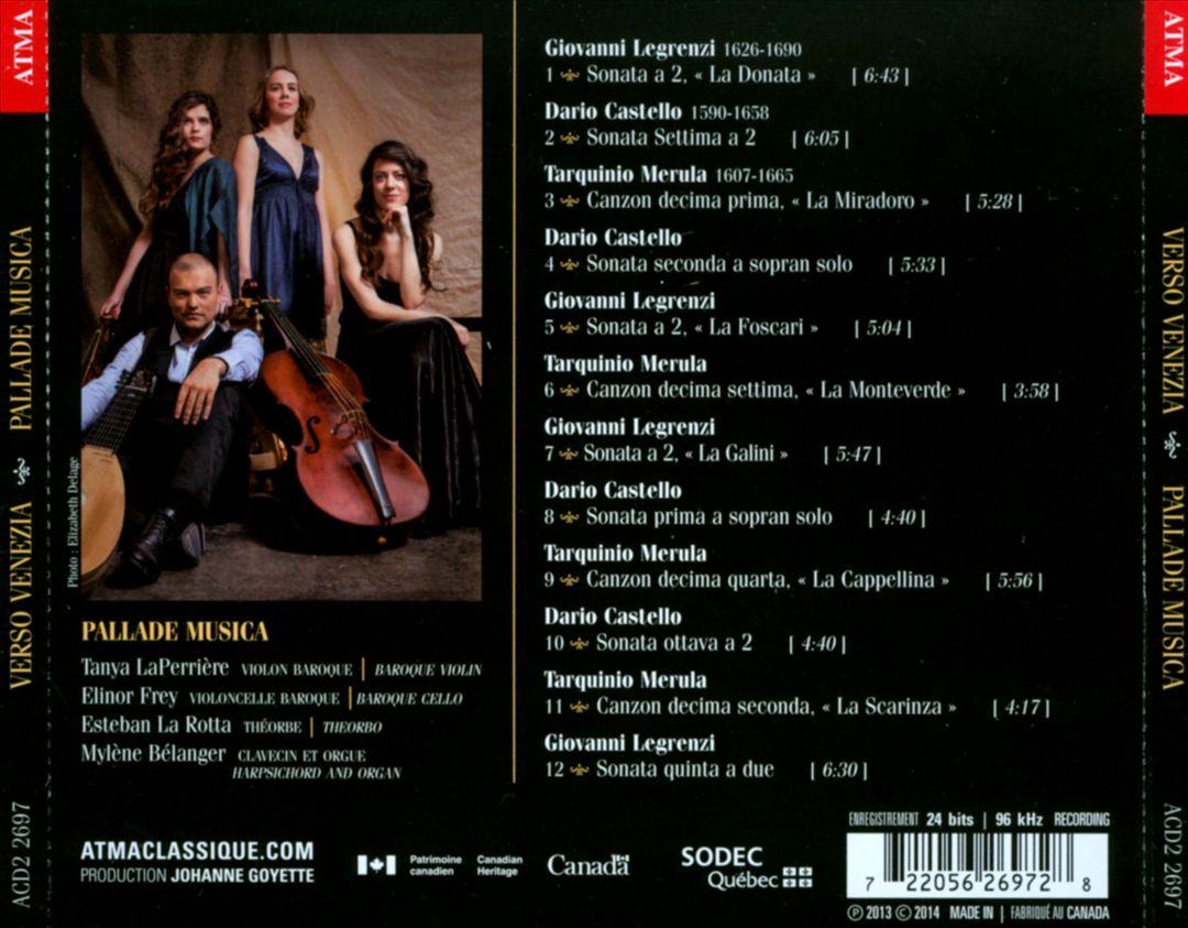 Castella, Merula, Legrenzi: Verso Venezia cover art