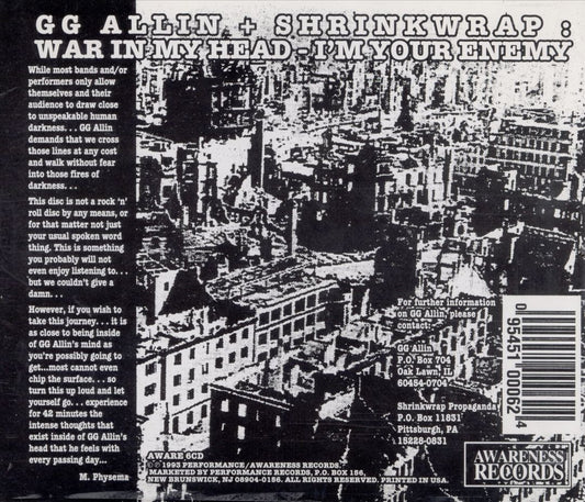 War in My Head cover art
