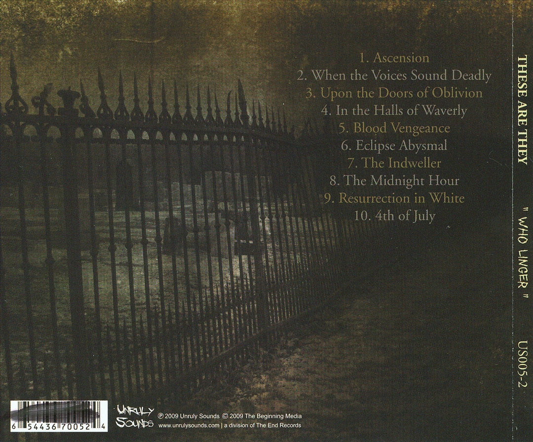 Who Linger cover art