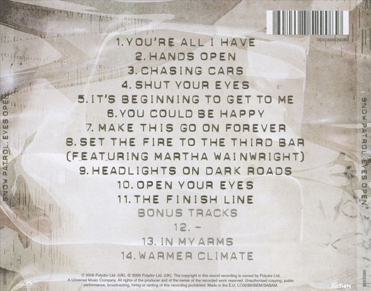 Eyes Open [UK Bonus Tracks] cover art