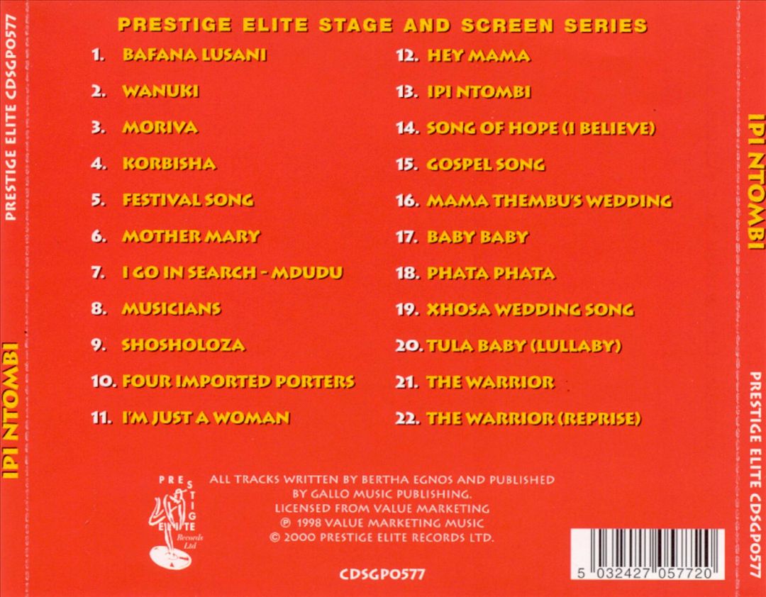 Ipi N'tombi: The African Music Celebration cover art