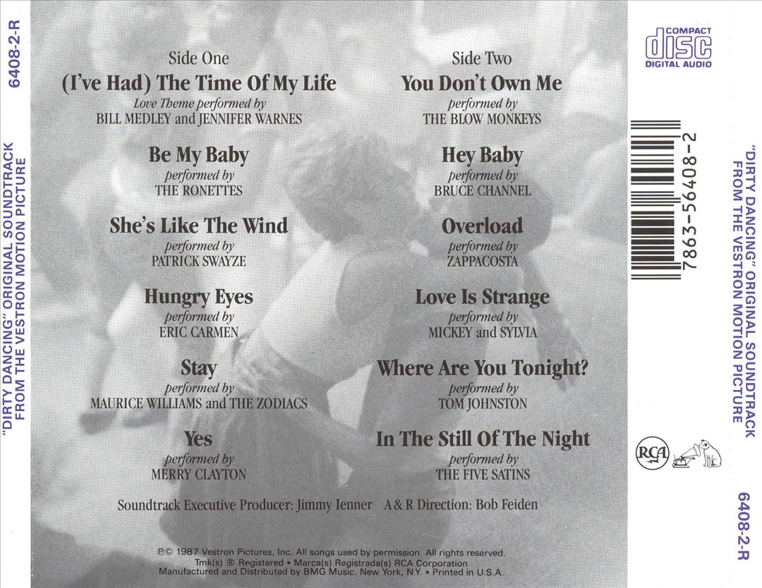 Dirty Dancing [Original Motion Picture Soundtrack] cover art