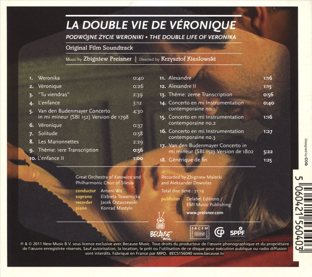 Double Vie de Veronique [Original Soundtrack] cover art