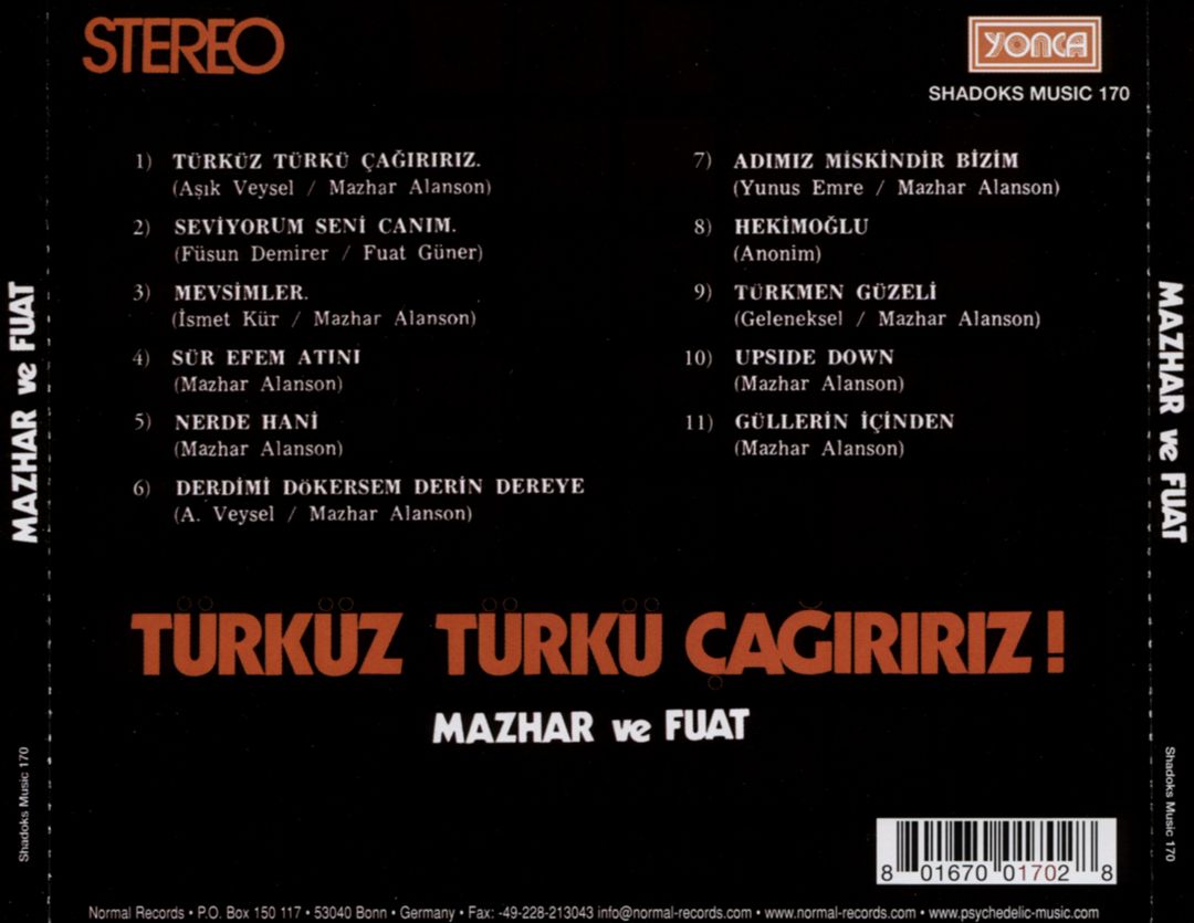 Türküz Türkü Çagirriz cover art