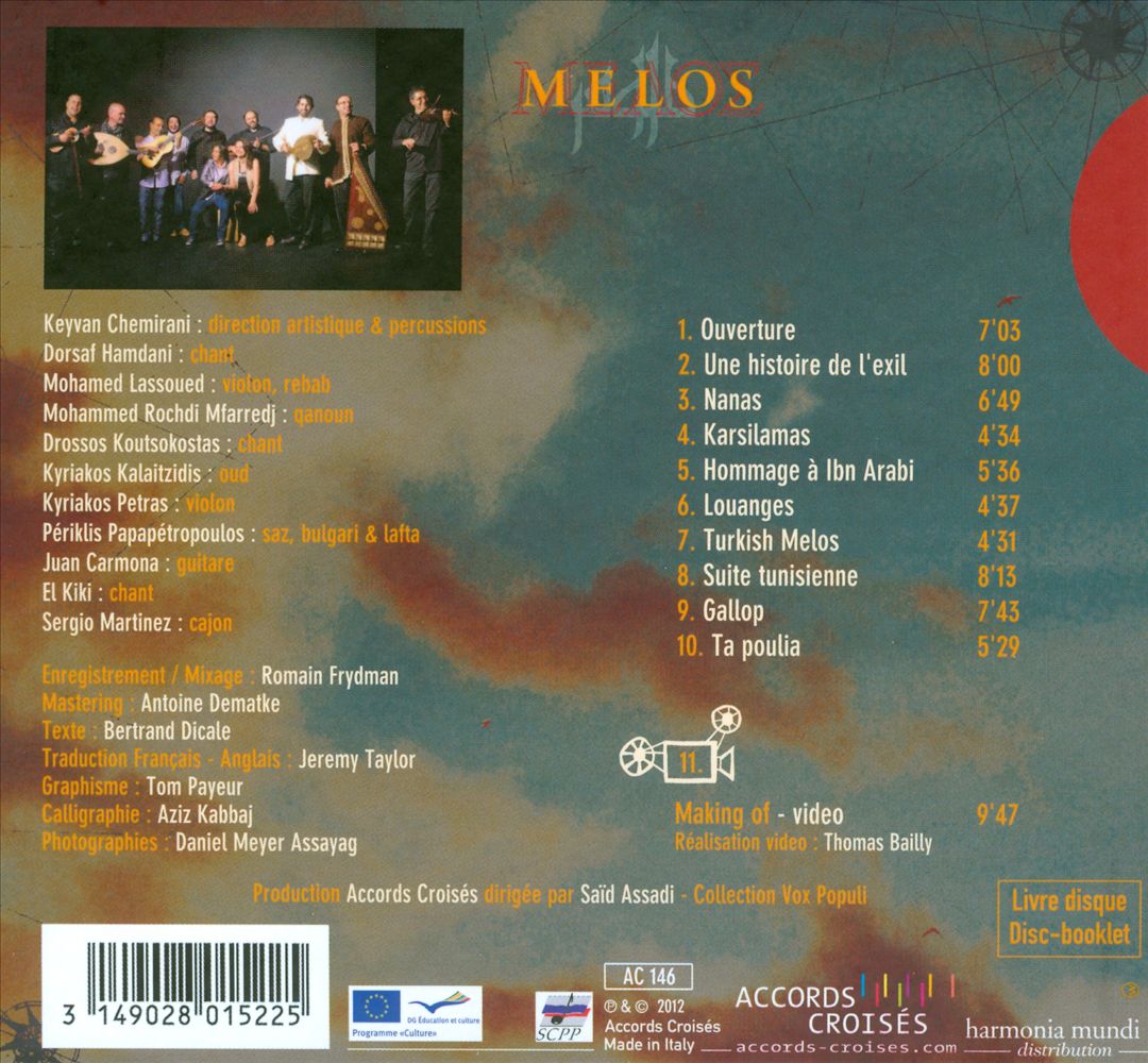 Melos: Mediterranean Songs cover art