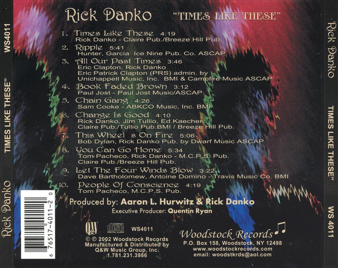 Times Like These cover art