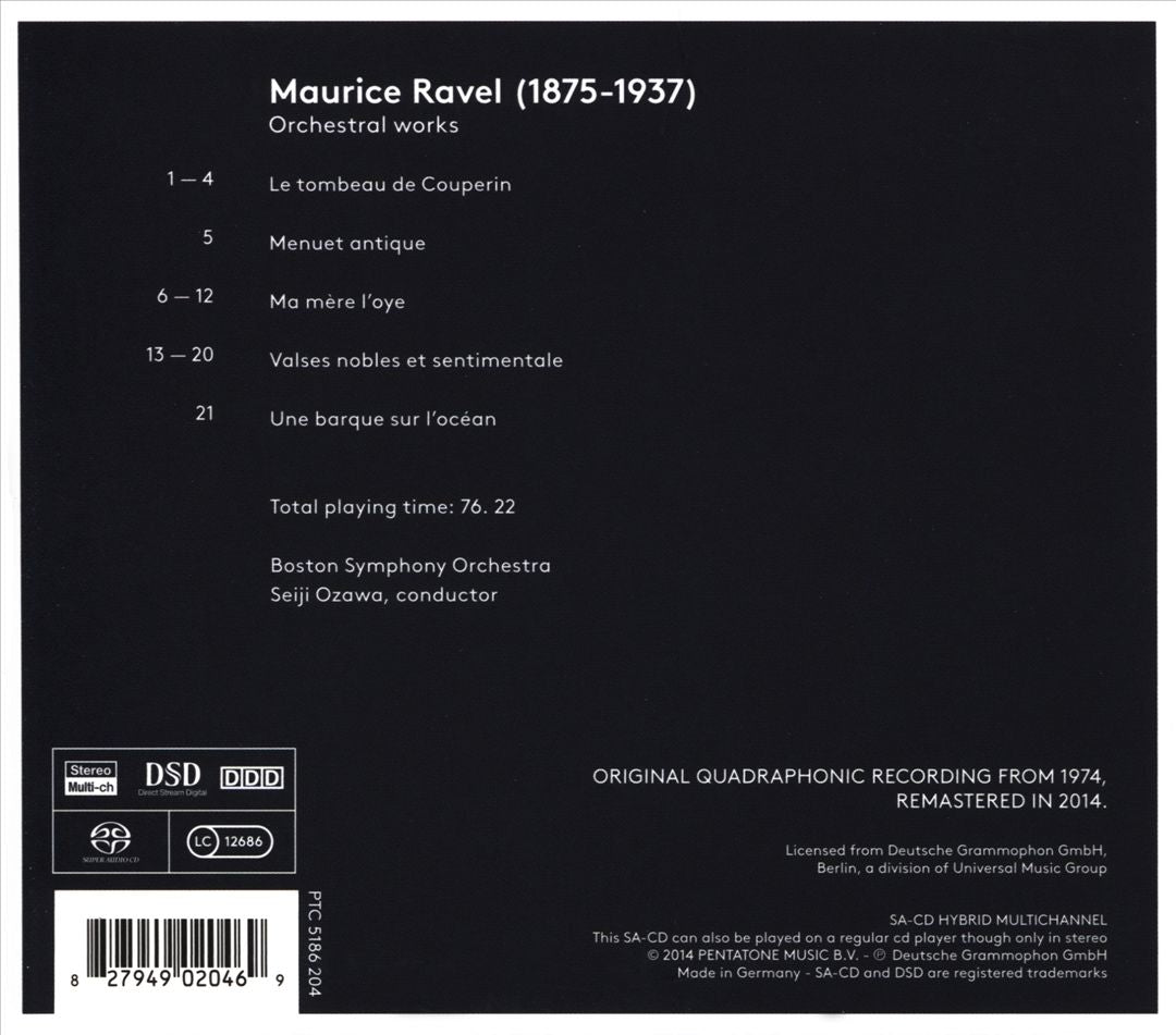Maurice Ravel: Orchestral Works cover art