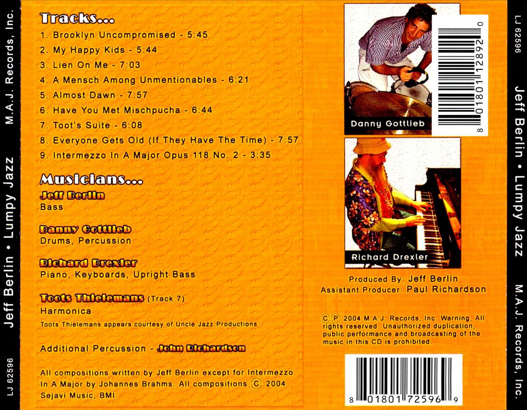 Lumpy Jazz cover art