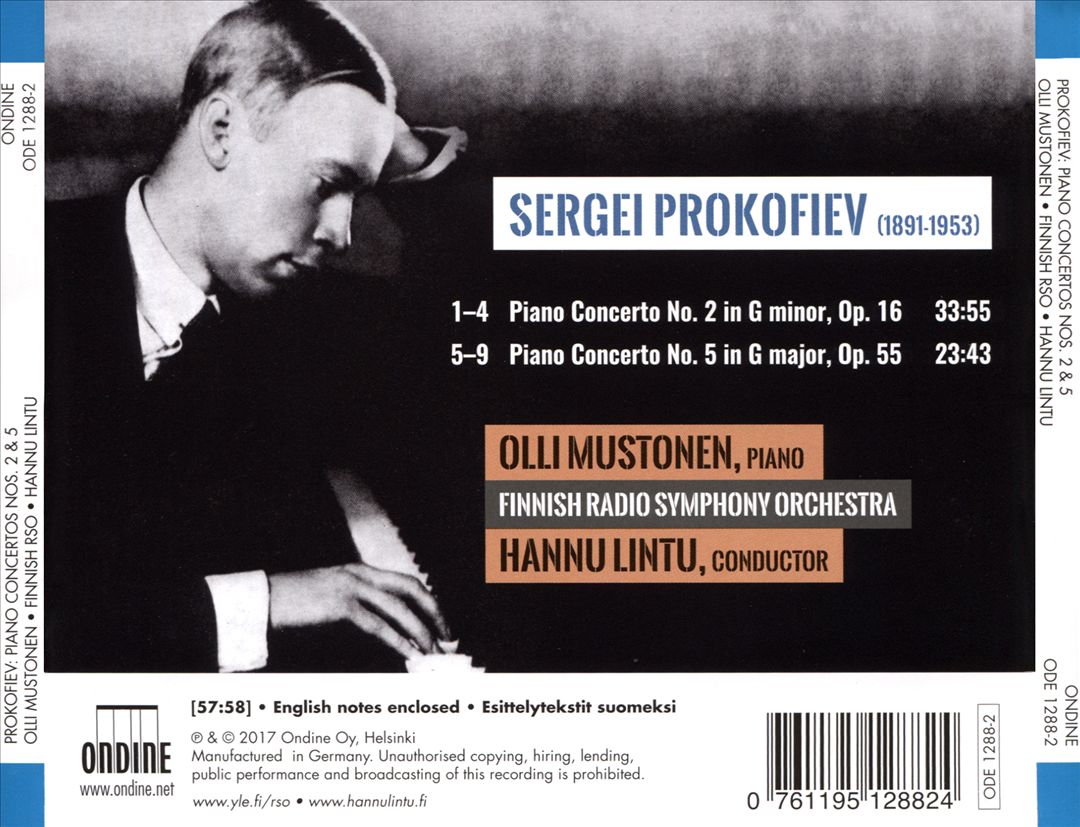Prokofiev: Piano Concertos Nos. 2 & 5 cover art