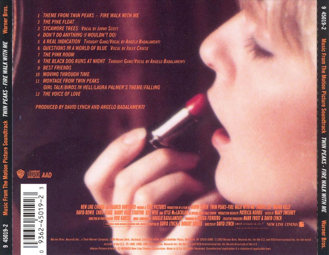 Twin Peaks: Fire Walk with Me [Music from the Motion Picture Soundtrack] cover art
