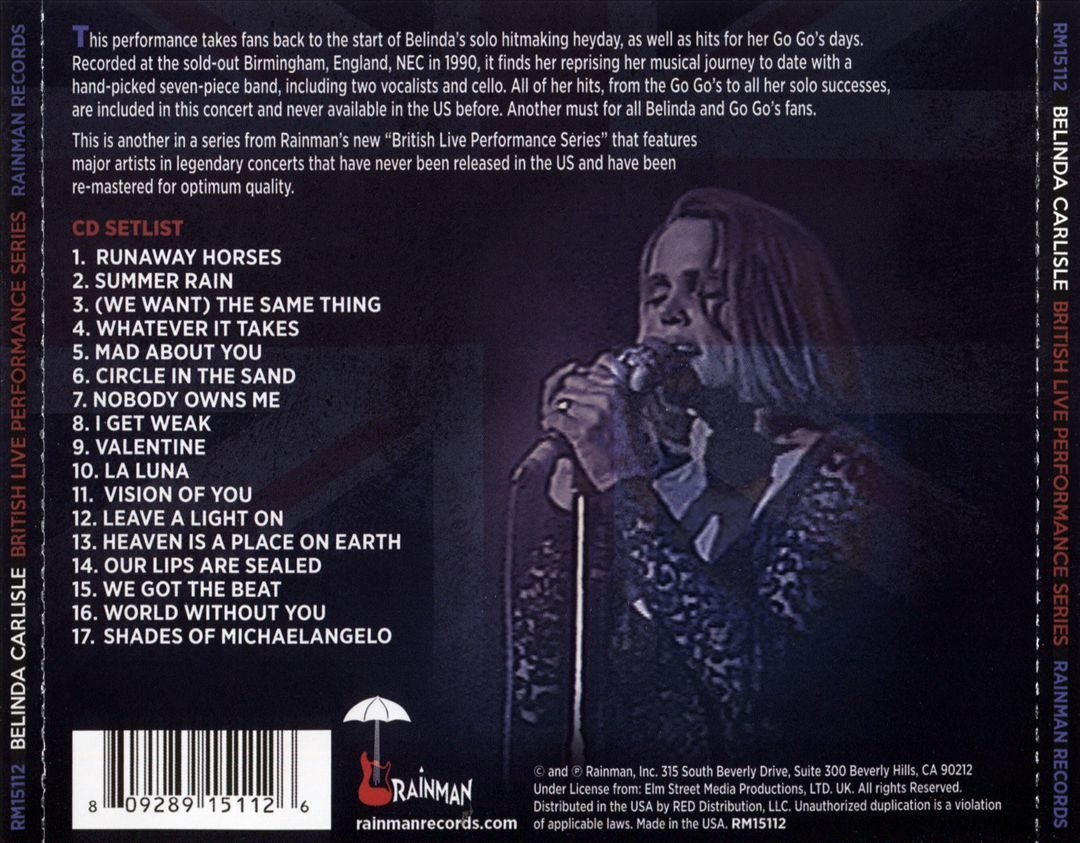 British Live Performance Series cover art