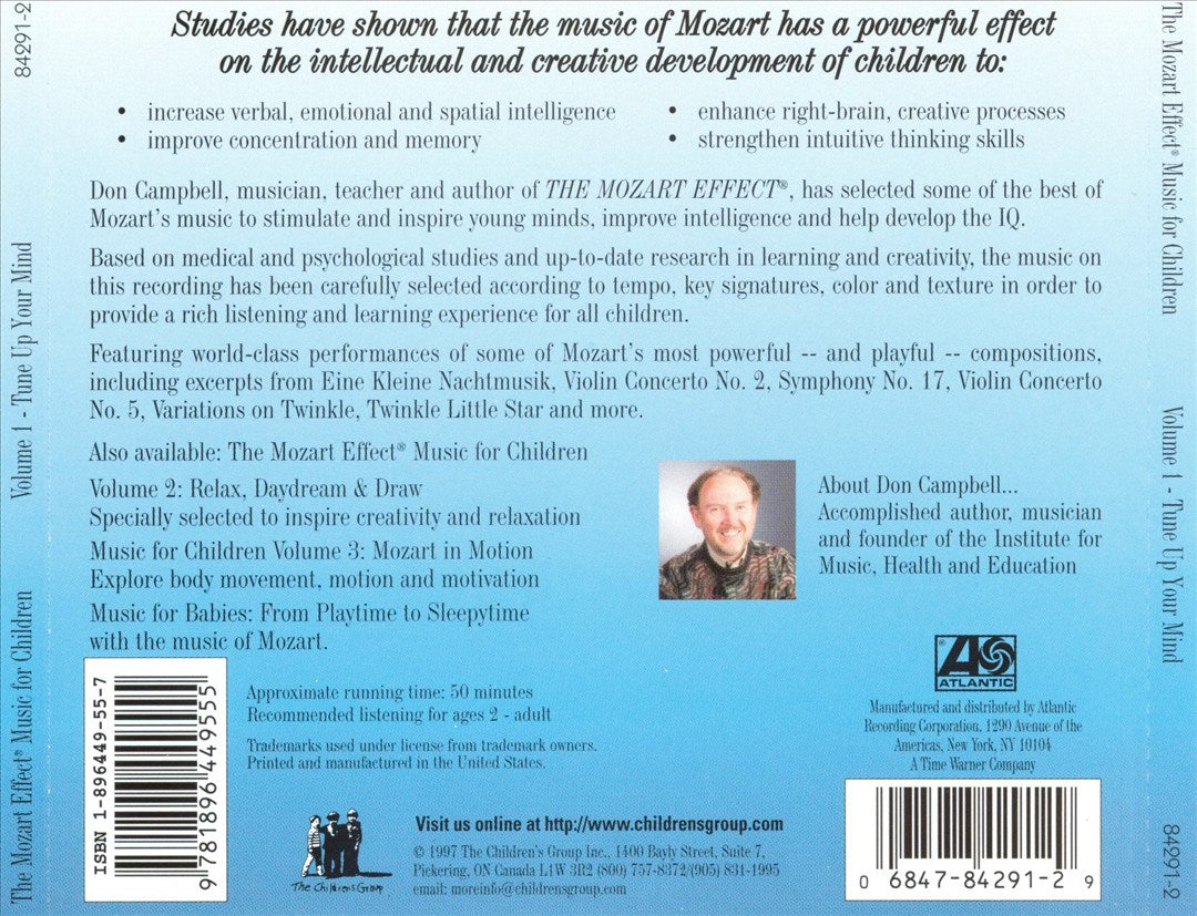 Mozart Effect, Vol. 1: Tune Up Your Mind cover art