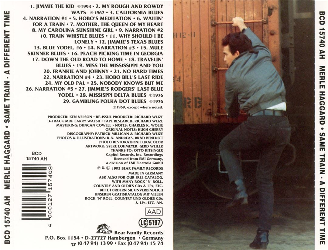 Same Train A Different Time: A Tribute To Jimmie Rodgers cover art
