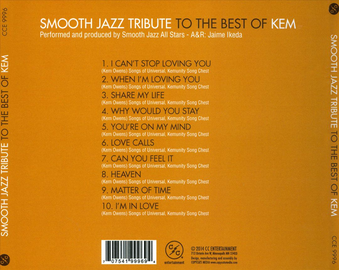 Smooth Jazz Tribute to the Best of Kem cover art