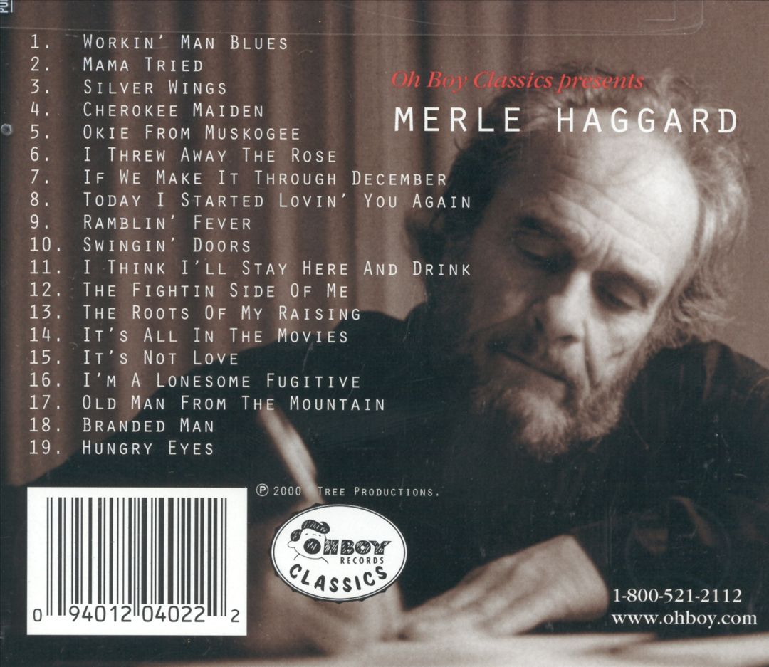 Oh Boy Classics Presents: Merle Haggard cover art