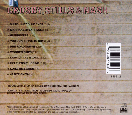 Crosby, Stills & Nash cover art