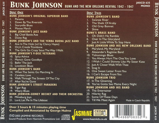 Bunk and the New Orleans Revival 1942-1947 cover art