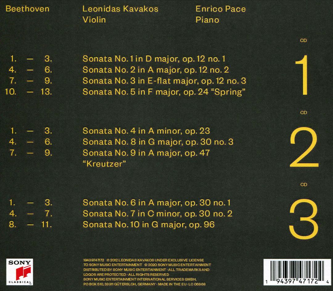Beethoven: The Complete Sonatas for Violin and Piano cover art