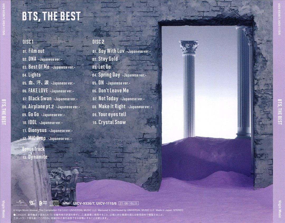 BTS, The Best cover art