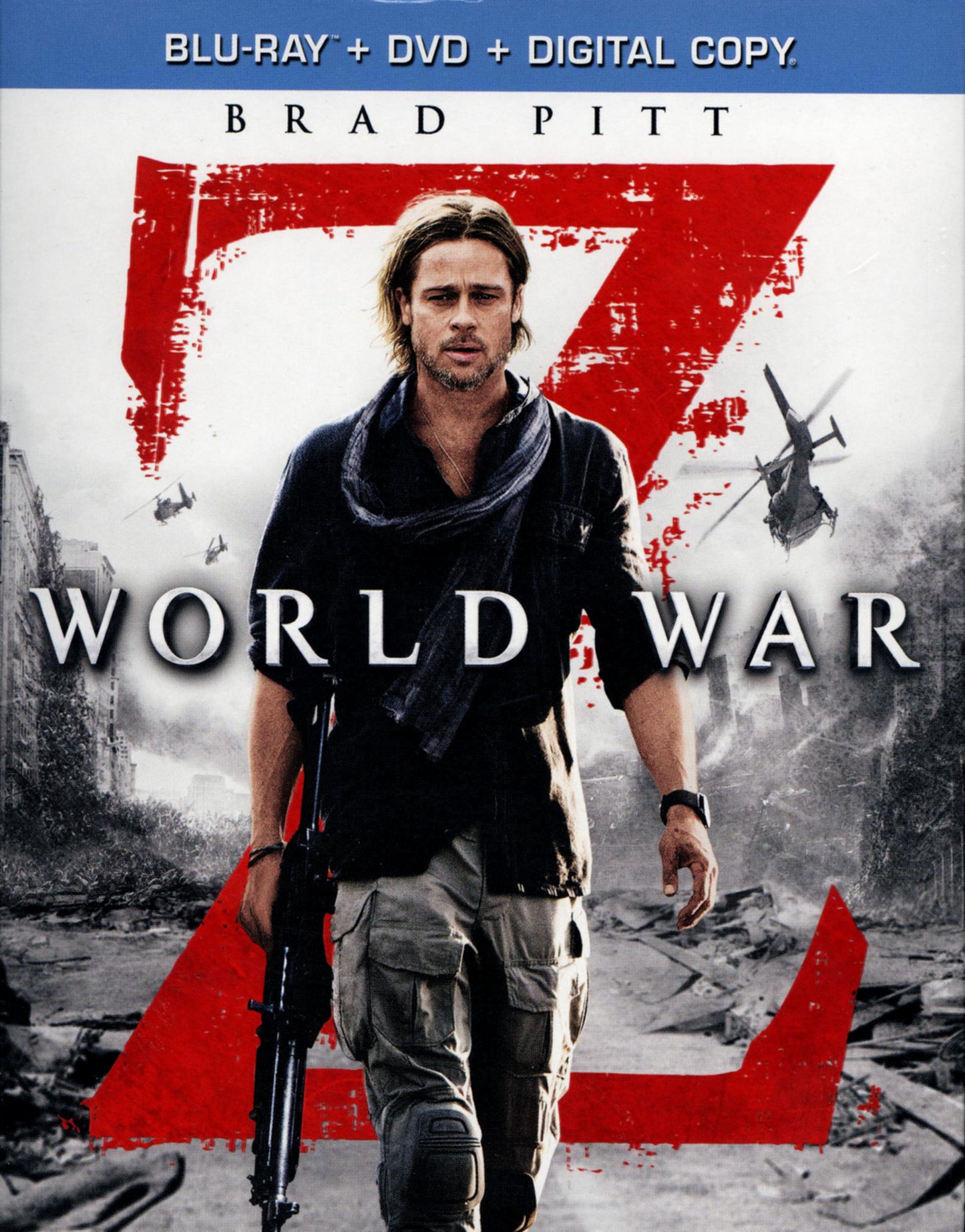 World War Z [Unrated] [2 Discs] [Includes Digital Copy] [Blu-ray/DVD] cover art