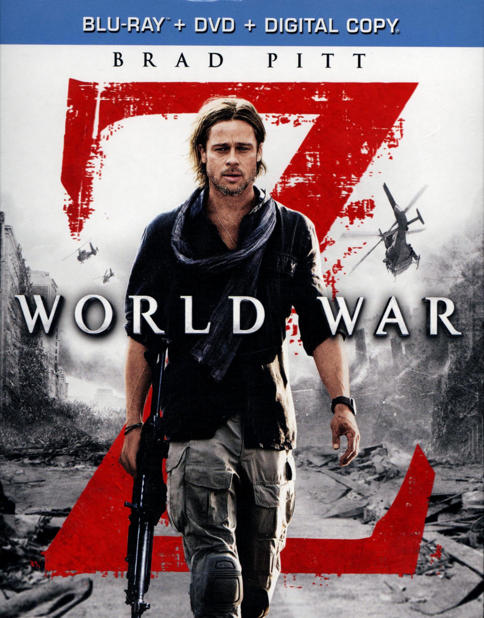 World War Z [Unrated] [2 Discs] [Includes Digital Copy] [Blu-ray/DVD] cover art