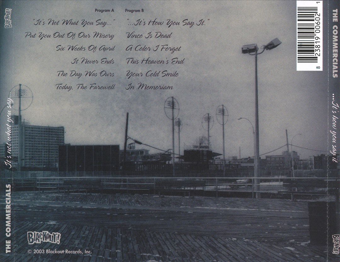 It's Not What You Say It's How You Say It cover art