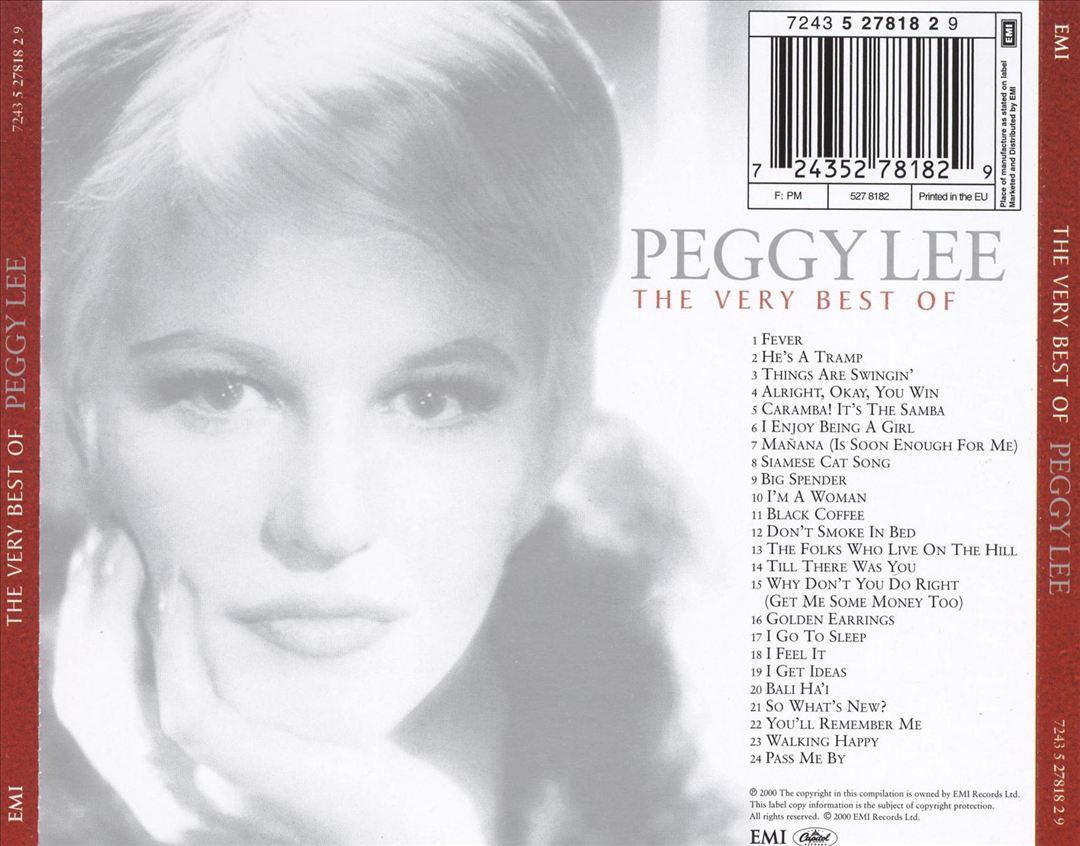 Very Best of Peggy Lee cover art
