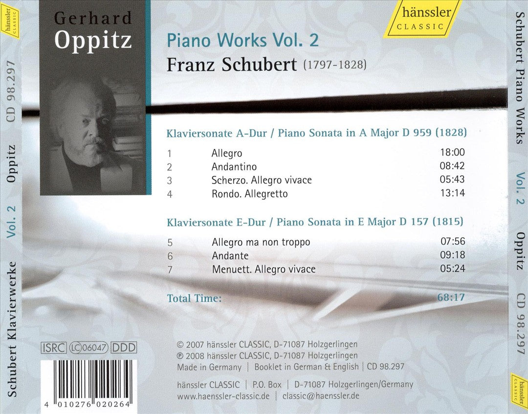 Schubert: Piano Works, Vol. 2 cover art