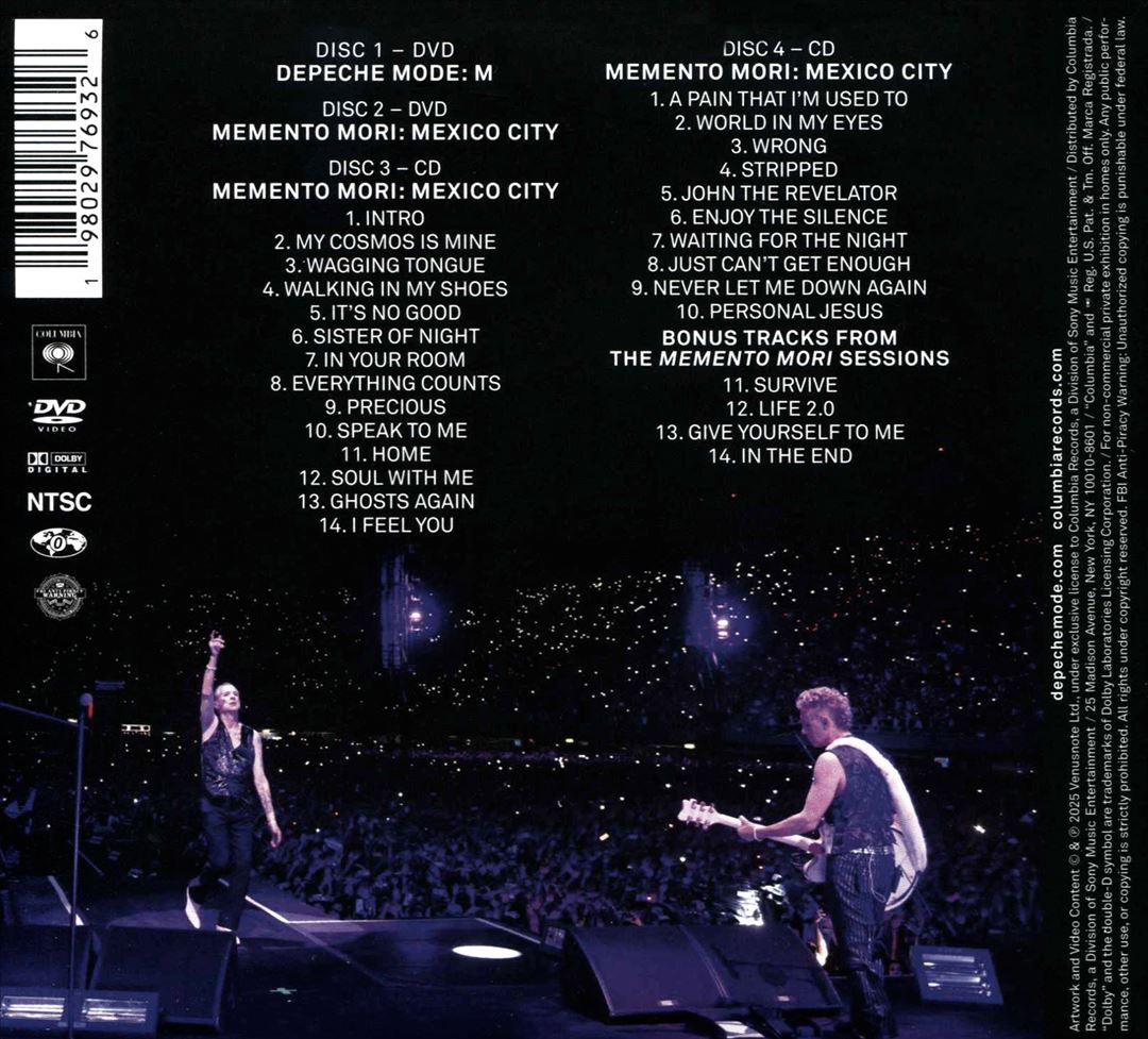 Depeche Mode: M [2 CD/2 DVD] cover art