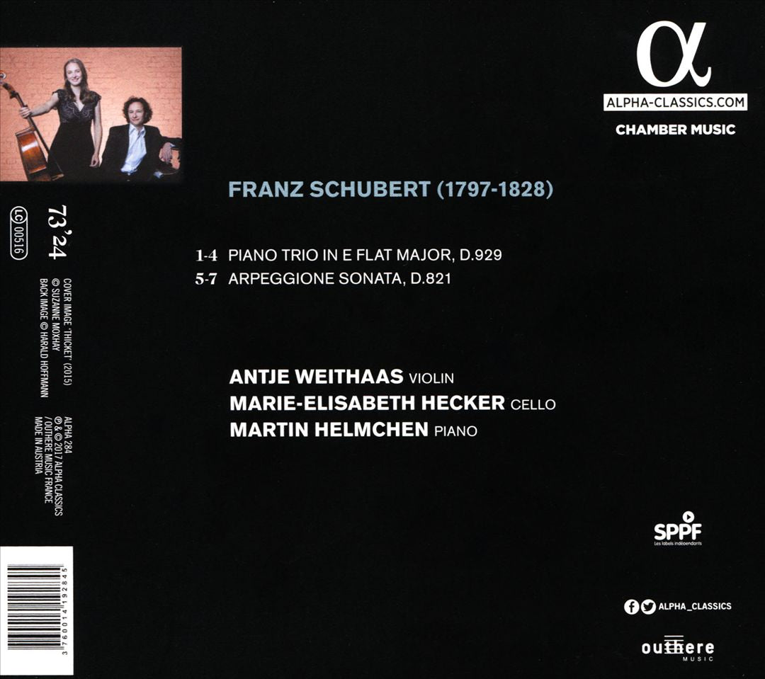Schubert: Arpeggione Sonata; Trio No. 2 cover art