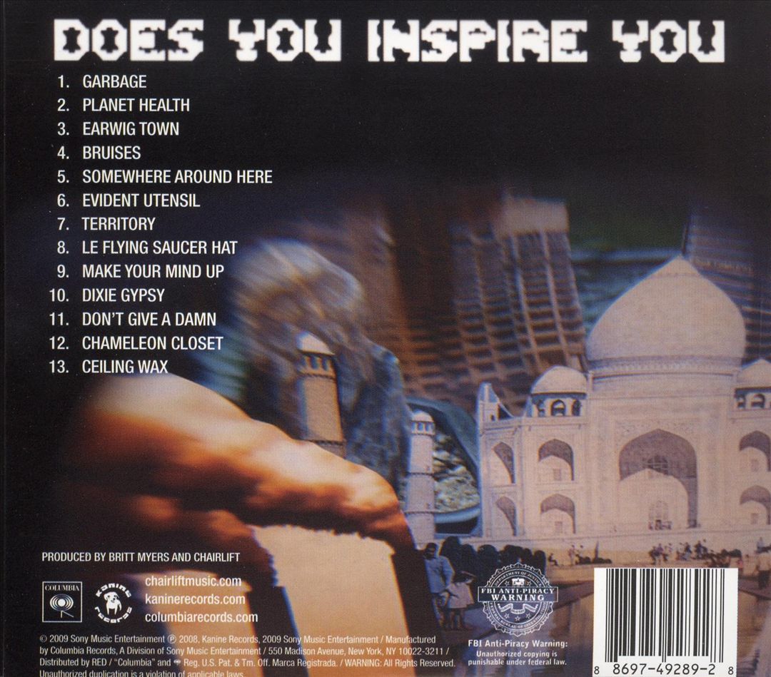 Does You Inspire You [Bonus Tracks] cover art