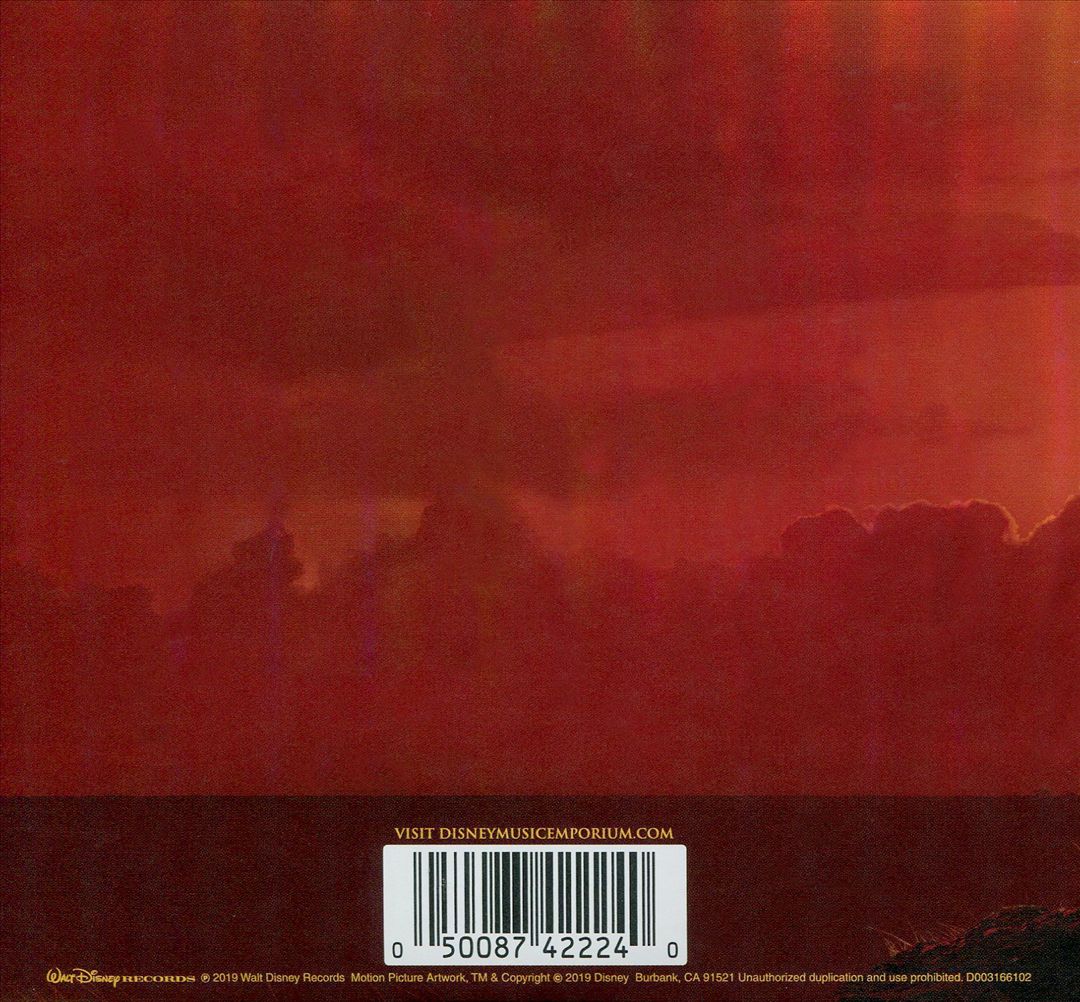 Lion King [2019 Original Motion Picture Soundtrack] cover art