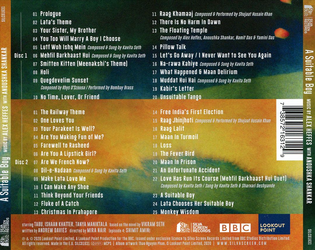 Suitable Boy [Original Television Soundtrack] cover art
