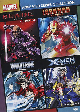 MARVEL ANIME: BLADE - SEASON 1, VOL 1 / MARVEL ANIME: BLADE - SEASON 1, VOL 2 / MARVEL ANIME: IRONMAN - SEASON 01 - Vol. 1 / MARVEL ANIME: IRONMAN - S cover art